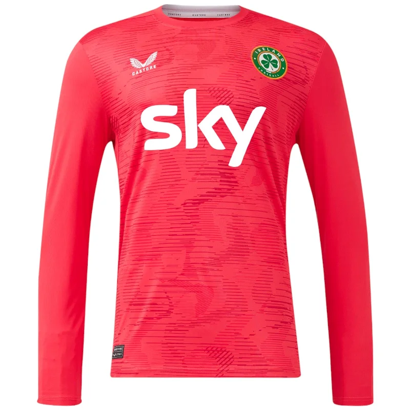 Football Jersey Iconic And Stylish-Castore FAI Ireland Football 2024/25 Goalkeeper Long Sleeved Away Jersey