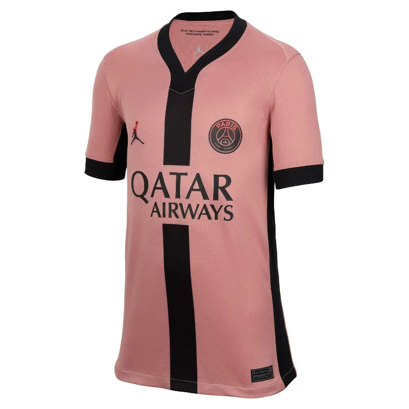 Football Jersey With Logo-Nike Paris Saint-Germain 2024/25 Kids Stadium Third Soccer Replica Jersey