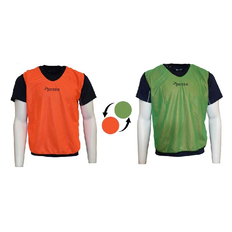 Football Jersey Best For Passing-Precision Infant Reversible Mesh Train Bib Orange / Green