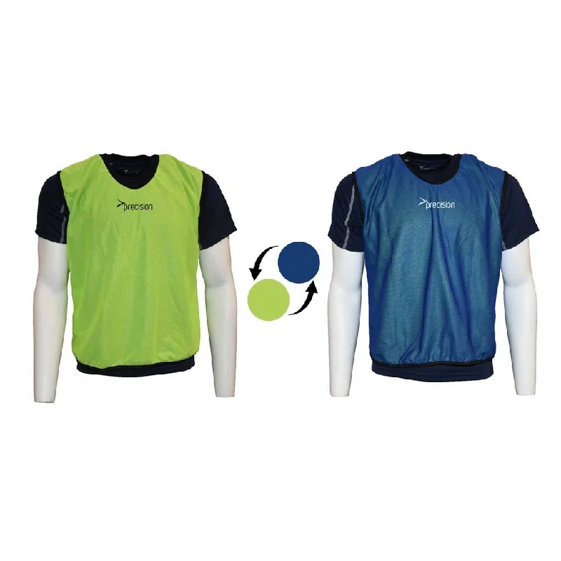 Football Jersey Best Choice For Players-Precision Inf Reversible Mesh Training Bib Yellow/Royal