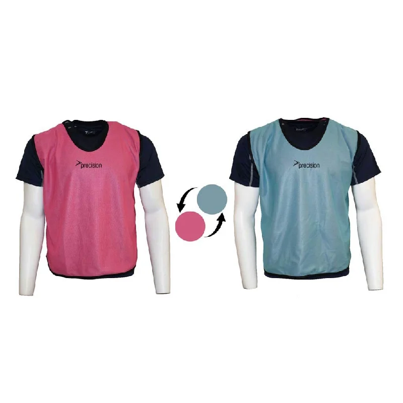 Football Jersey Built For Action-Precision Adult Reversible Mesh Training  Bib Pink / Sky