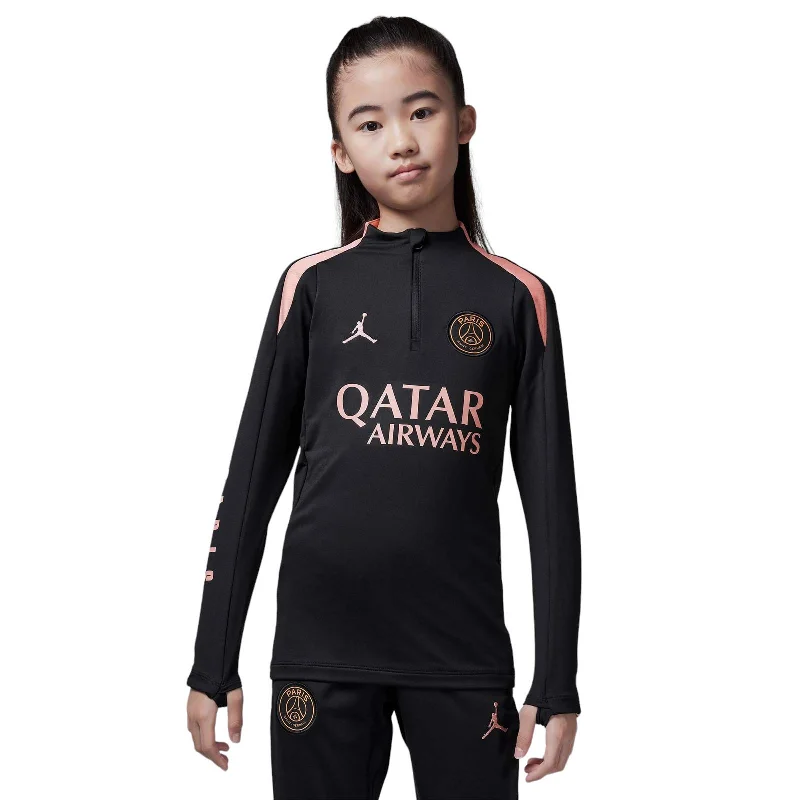 Football Jersey Made For Winners-Nike Paris Saint-Germain F.C 2024/25 3rd Strike Drill Kids Top