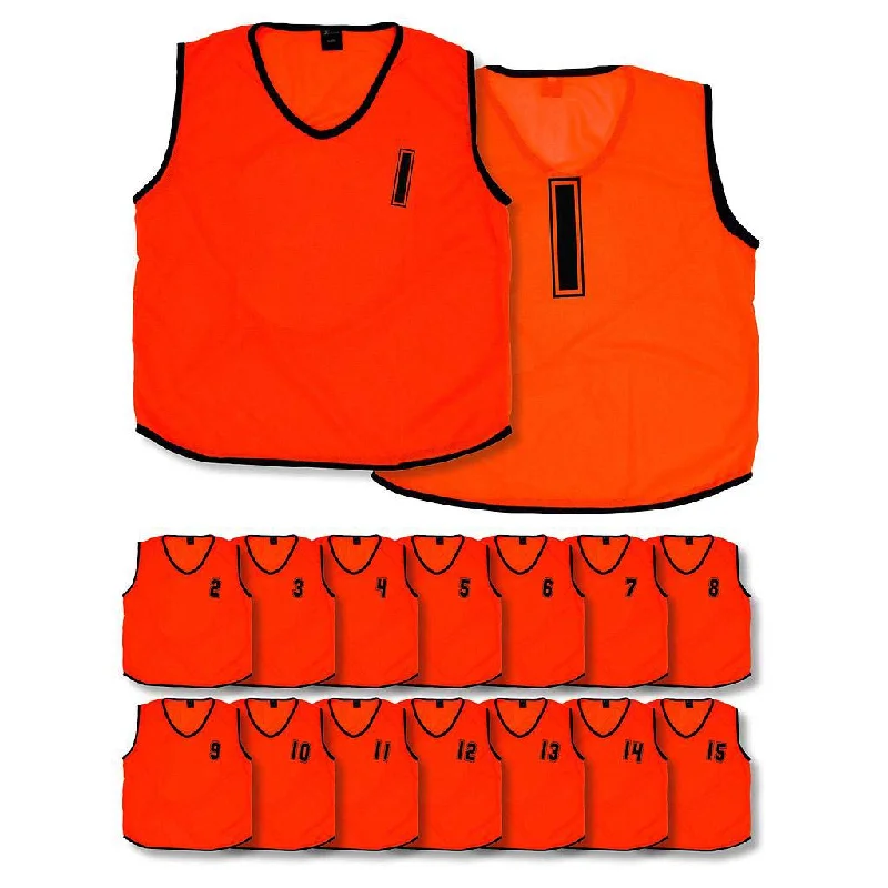 Football Jersey Best For Running-Precision Infant Mesh 1 - 15 Train Bibs Orange