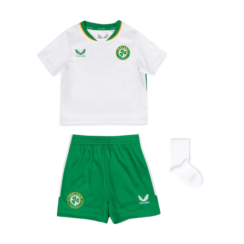 Football Jersey Custom Number-Castore FAI 2024 Baby Away Kit