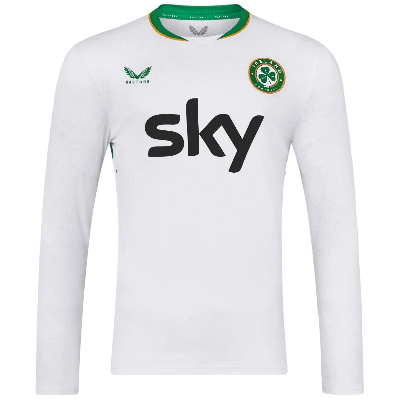 Football Jersey Must-Have Sportswear-Castore FAI 2024 Pro Away Long-Sleeve Jersey