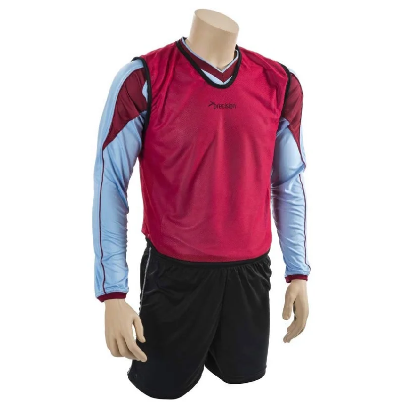 Football Jersey Long-Lasting Quality-Precision Infant Mesh Training Bib Red