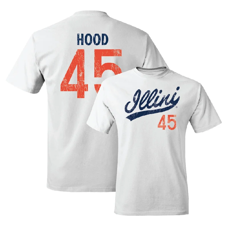 Football Jersey Ideal For Practice Sessions-White Script Comfort Colors Tee    - Malachi Hood