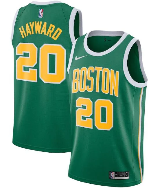 Basketball Jersey High-Performance Wear-Men's Boston Celtics Green #20 Gordon Hayward City Edition Stitched Basketball Jersey