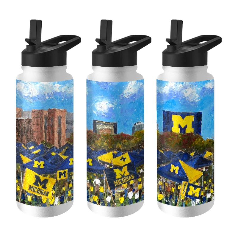 Team Mug For Artists-Michigan 34oz Collector Quencher Bottle