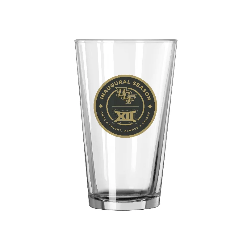 Team Mug With Funny Graphics-Central Florida BIG12 Inaugural Season 16oz Pint Glass