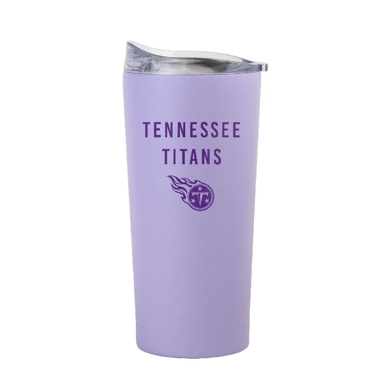 Team Mug For Startups-Tennessee Titans 20oz Tonal Lavender Powder Coat Tumbler