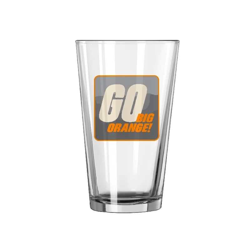 Team Mug For Teachers-Tennessee Smokey Gray 16oz Pint Glass