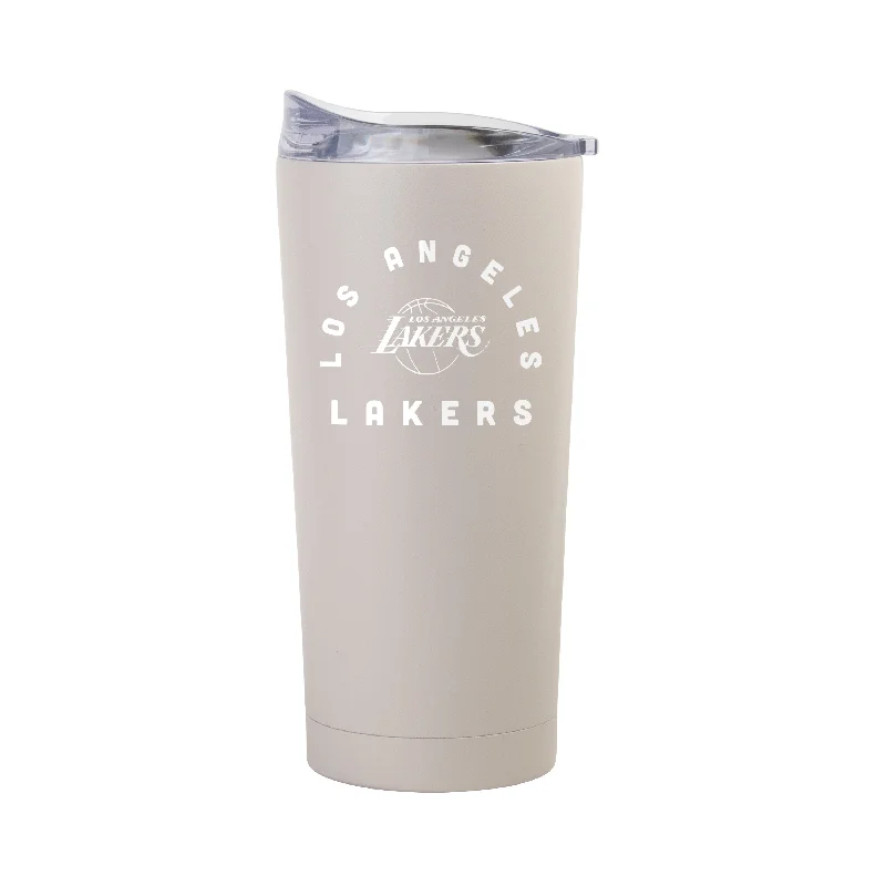 Team Mug Creative Look-Los Angeles Lakers 20oz Archway Sand Powder Coat Tumbler