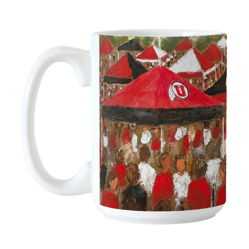 Team Mug Small Size-Utah 15oz Collector Sublimated Mug