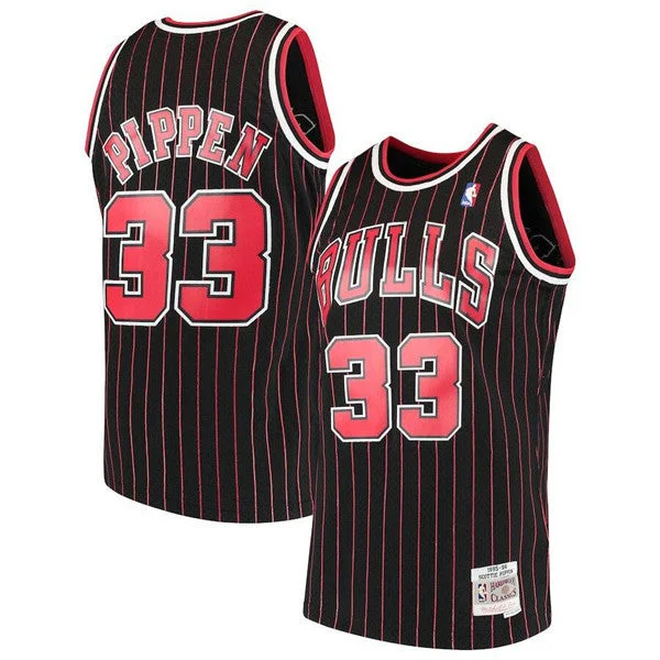 Basketball Jersey For Kids-Men's Chicago Bulls #33 Scottie Pippen 1995-96 Stitched Basketball Jersey