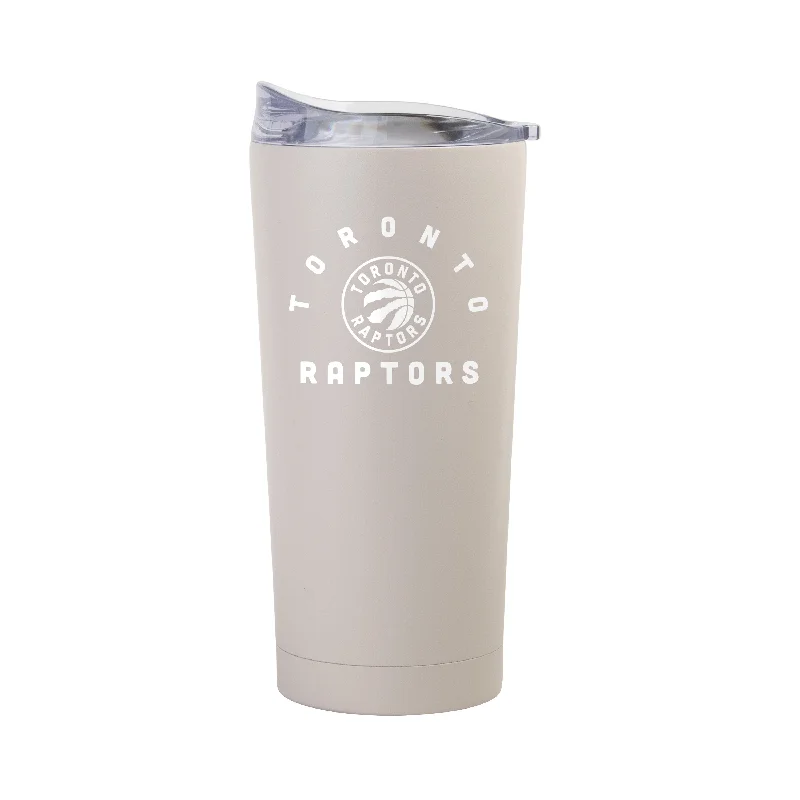 Team Mug With Handle-Toronto Raptors 20oz Archway Sand Powder Coat Tumbler