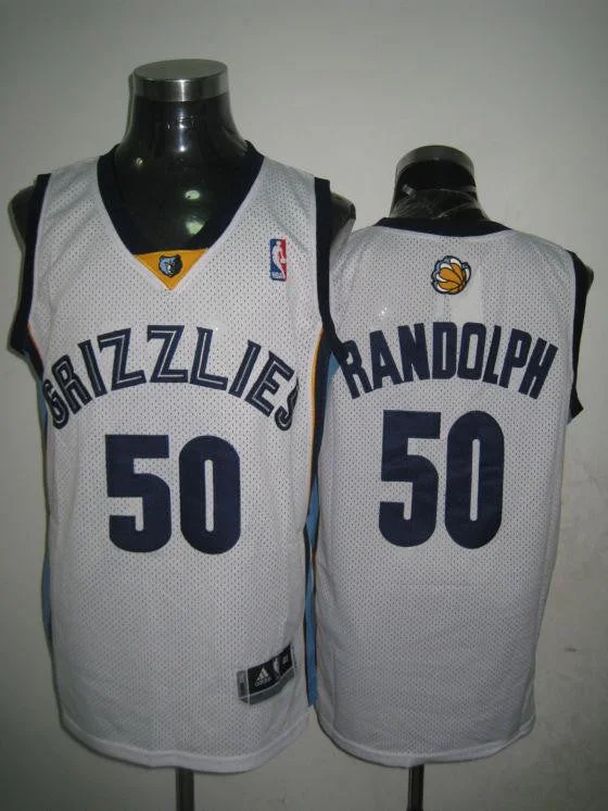 Basketball Jersey New Arrival-Grizzlies 50 Randolph White Basketball Jerseys