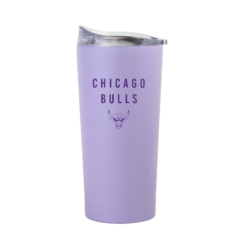 Team Mug For Nurses-Chicago Bulls 20oz Tonal Lavender Powder Coat Tumbler