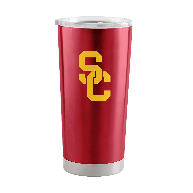 Team Mug With Abstract Art-USC 20oz Gameday Stainless Steel Tumbler