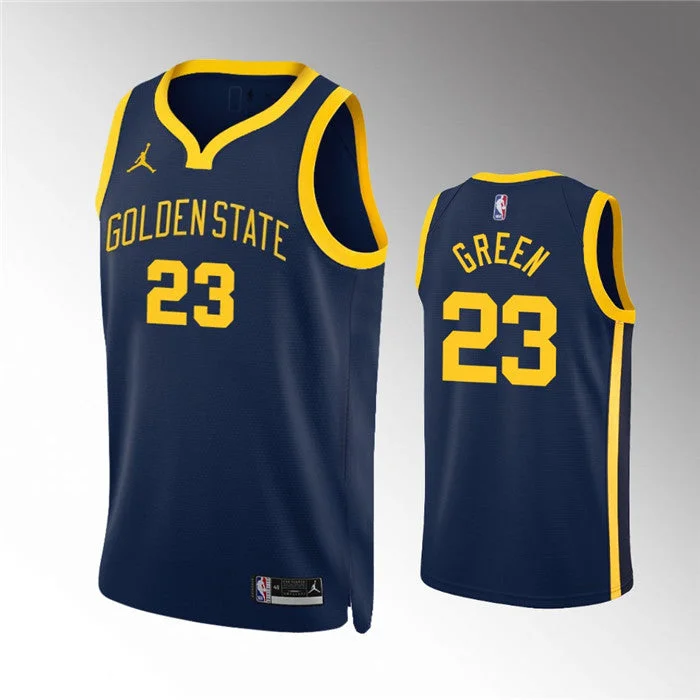 Basketball Jersey Athletic Wear-Men's Golden State Warriors #23 Draymond Green Navy Statement Edition Stitched Basketball Jersey