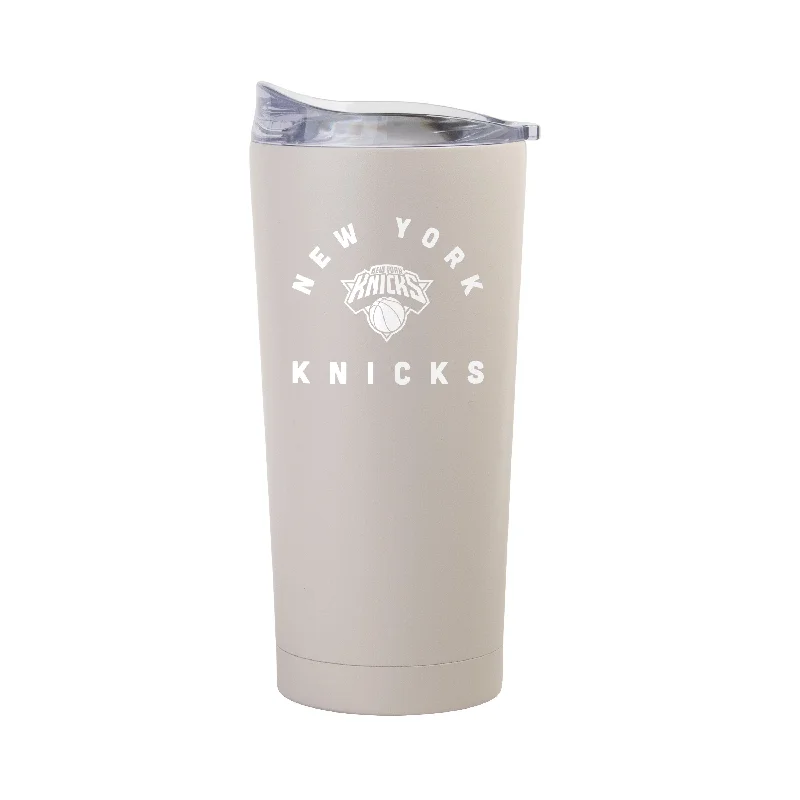 Team Mug Travel-Friendly-New York Knicks 20oz Archway Sand Powder Coat Tumbler