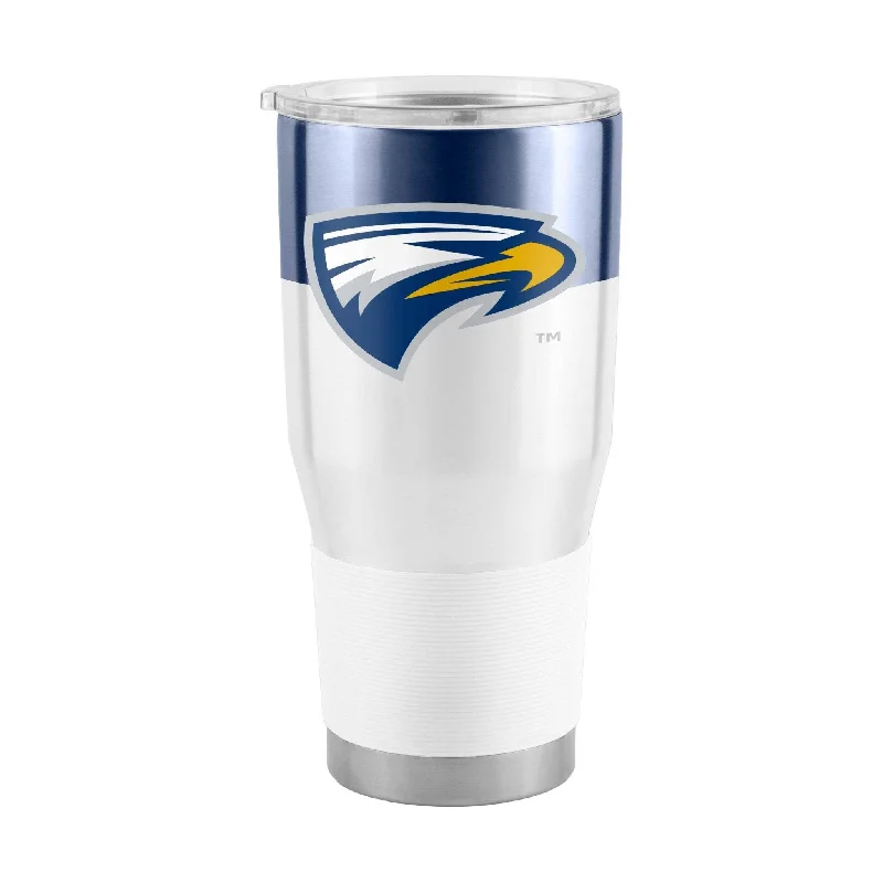 Team Mug With Abstract Art-Emory University 30oz Colorblock Stainless Steel Tumbler