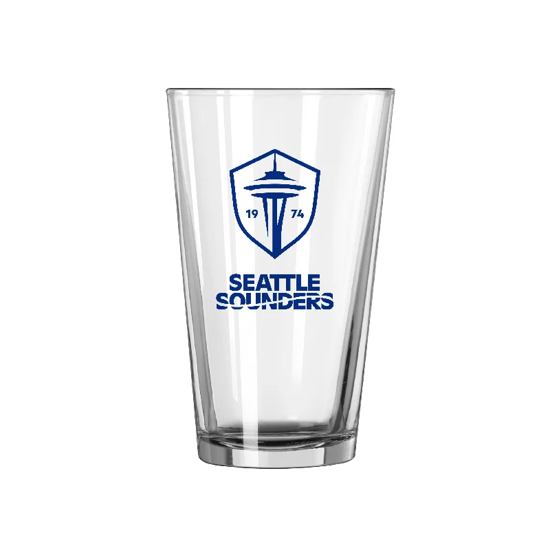 Team Mug Heat Transfer Print-Seattle Sounders 16oz Gameday Pint Glass