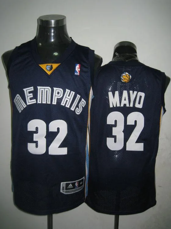 Basketball Jersey High-Performance Fabric-Grizzlies 32 Mayo Blue Basketball Jerseys