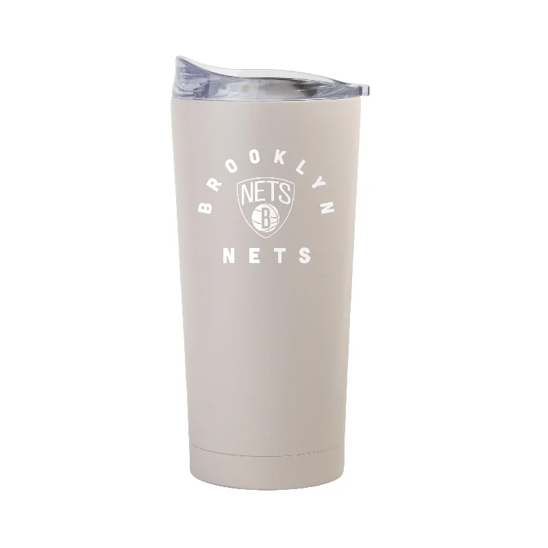 Team Mug Heavy-Duty-Brooklyn Nets 20oz Archway Sand Powder Coat Tumbler