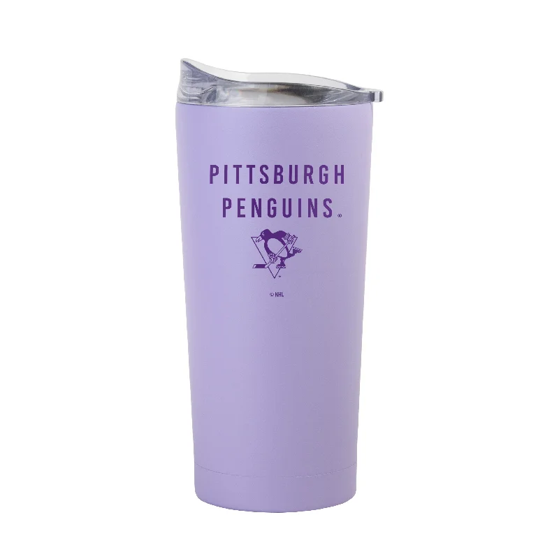 Team Mug New Arrival-Pittsburgh Penguins 20oz Tonal Lavender Powder Coat Tumbler