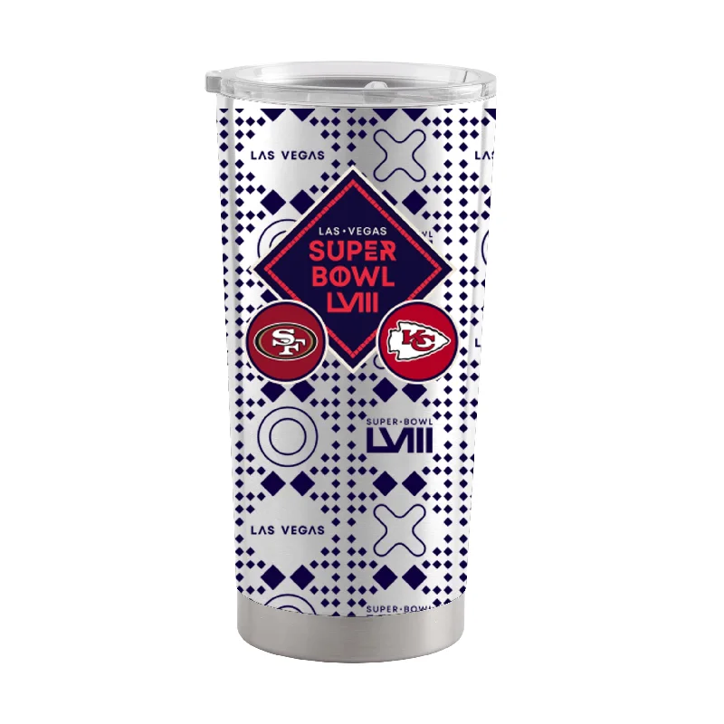 Team Mug For Leaders-Super Bowl 58 20oz Dueling Stainless Tumbler