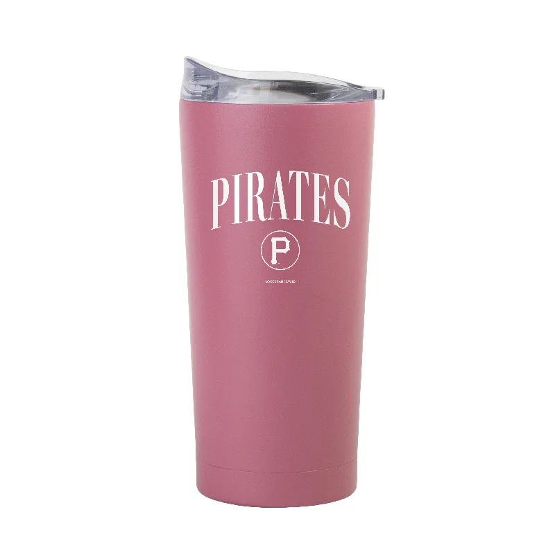 Team Mug For Outdoor Use-Pittsburgh Pirates 20oz Cinch Berry Powder Coat Tumbler