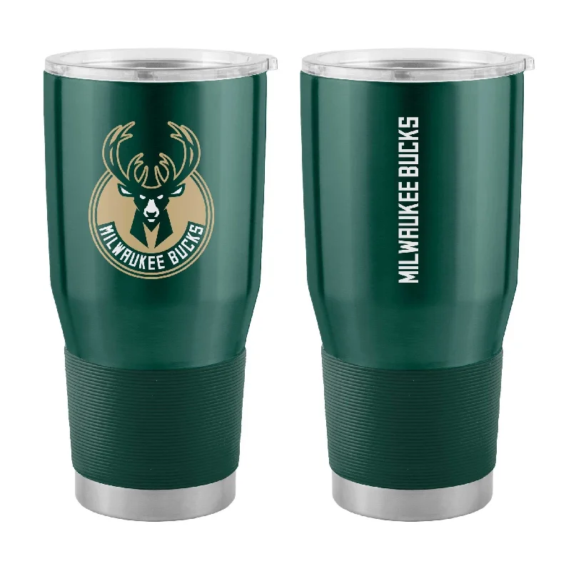 Team Mug For Writers-Milwaukee Bucks Gameday 30 oz Stainless Tumbler