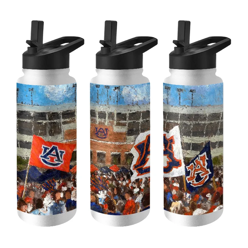 Team Mug With 3D Print-Auburn 34oz Collector Quencher Bottle