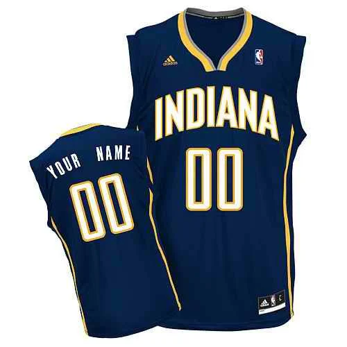 Basketball Jersey Discount Offer-Indiana Pacers Custom blue Road Basketball Jersey