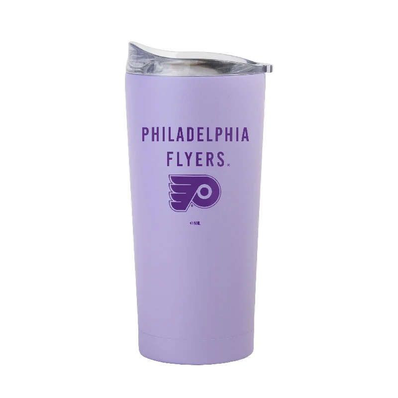 Team Mug With Custom Print-Philadelphia Flyers 20oz Tonal Lavender Powder Coat Tumbler