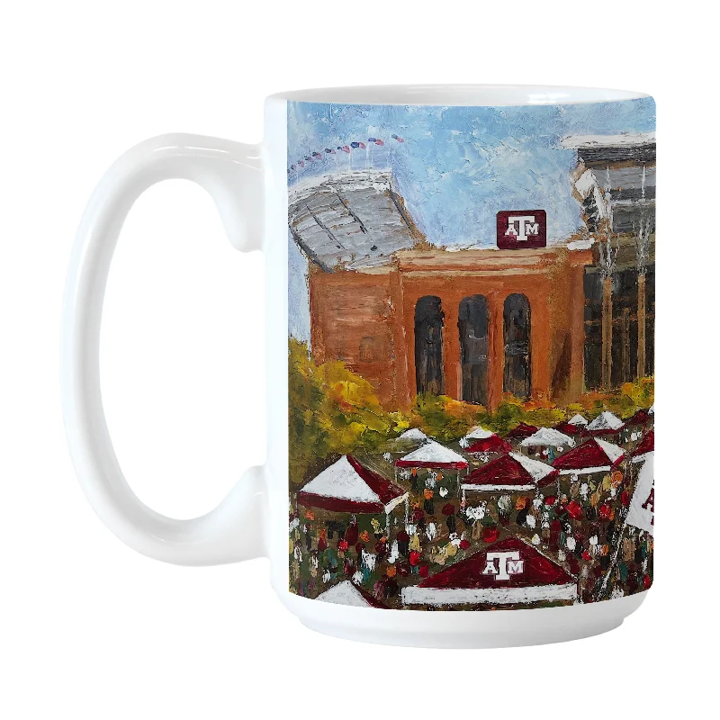 Team Mug With Motivational Quotes-Texas A&M 15oz Collector Sublimated Mug