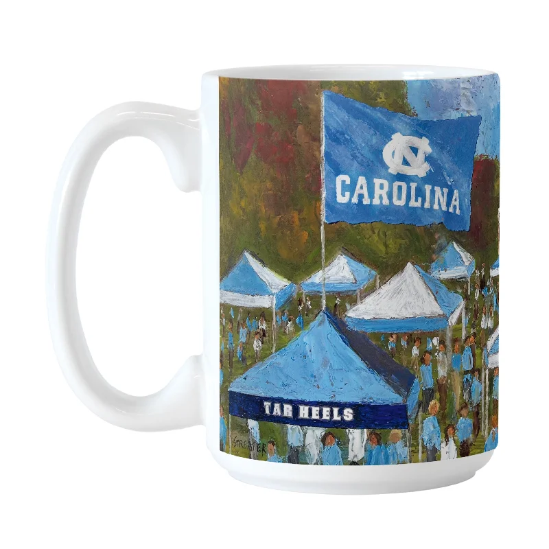 Team Mug With Handle-North Carolina 15oz Collector Sublimated Mug