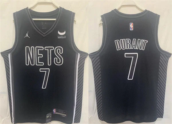 Basketball Jersey Hot Sale-Men's Brooklyn Nets #7 Kevin Durant Black Stitched Basketball Basketball Jersey