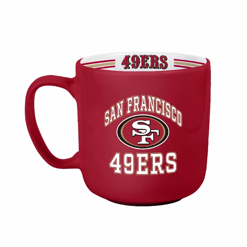 Team Mug For Business Meetings-San Francisco 49ers 15oz Stripe Mug