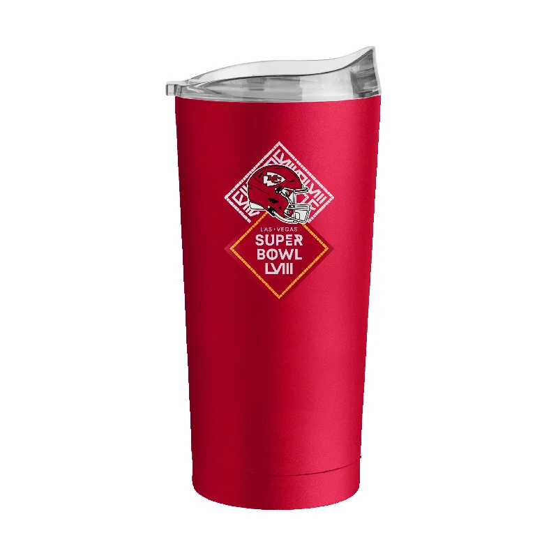 Team Mug Modern Style-Kansas City Chiefs Super Bowl 58 Bound 20oz Powder Coat Tumbler