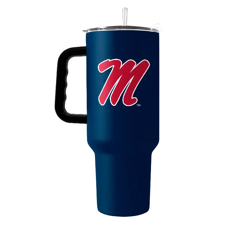 Team Mug Heat Transfer Print-Ole Miss 40oz Flipside Powder Coat Tumbler