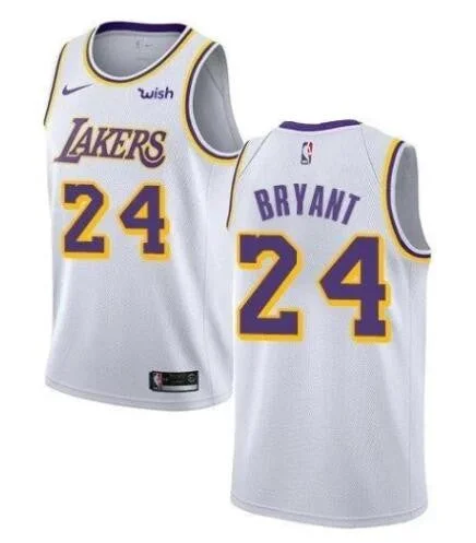 Basketball Jersey Made For Winners-Men's Los Angeles Lakers #24 Kobe Bryant White Stitched Basketball Jersey