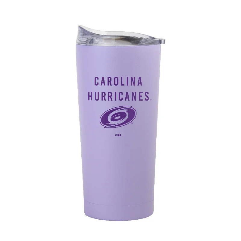 Team Mug With Custom Artwork-Carolina Hurricanes 20oz Tonal Lavender Powder Coat Tumbler