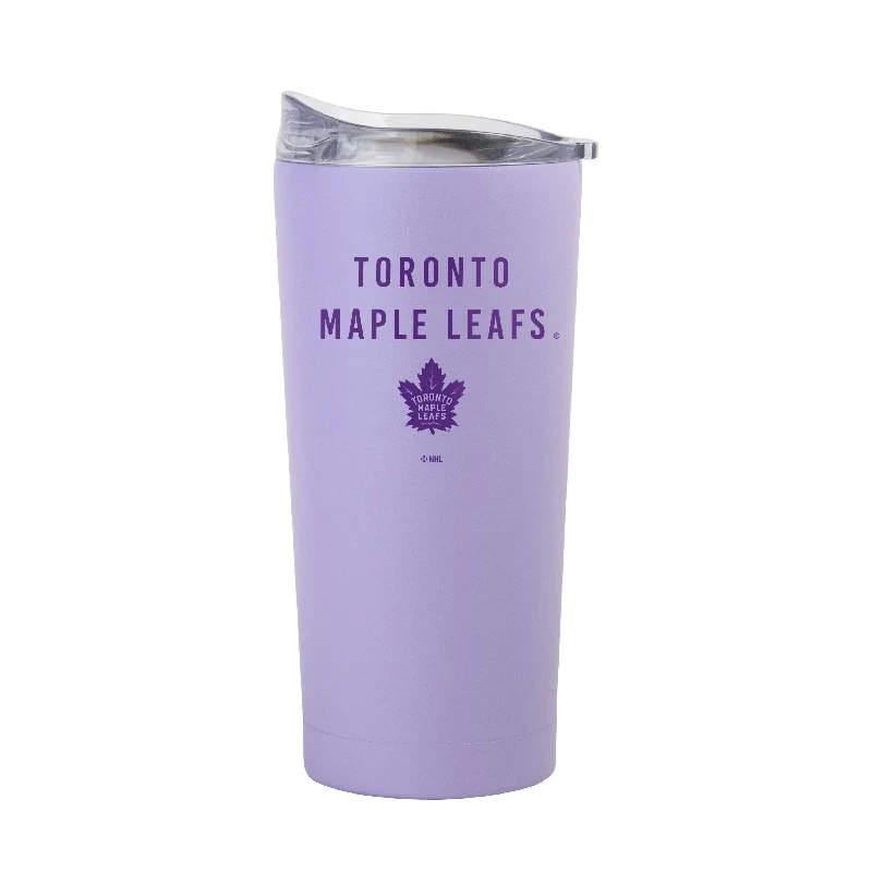 Team Mug Glossy Finish-Toronto Maple Leafs 20oz Tonal Lavender Powder Coat Tumbler