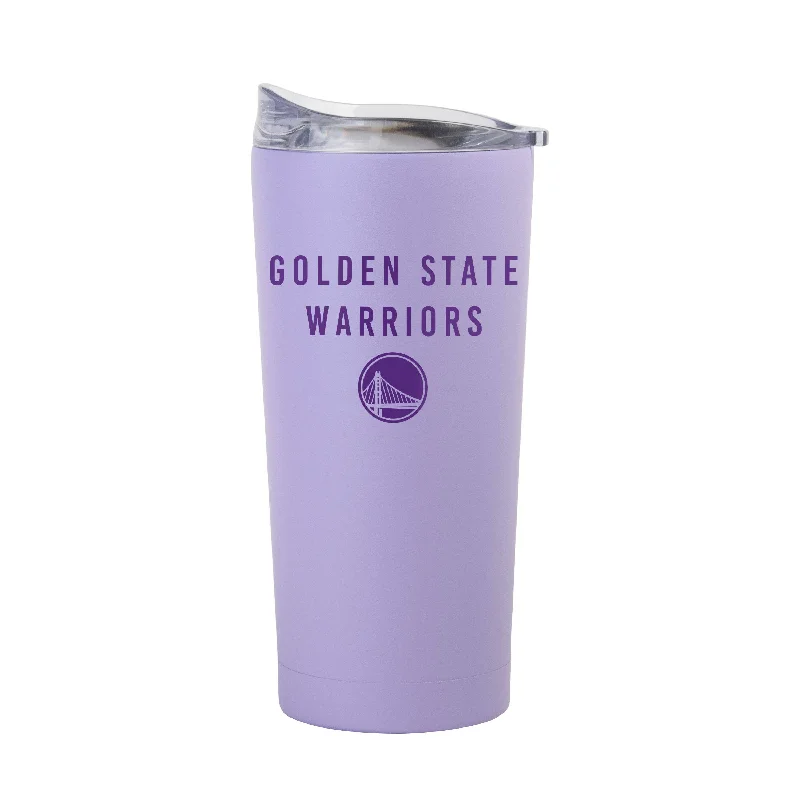 Team Mug For Gamers-Golden State Warriors 20oz Tonal Lavender Powder Coat Tumbler