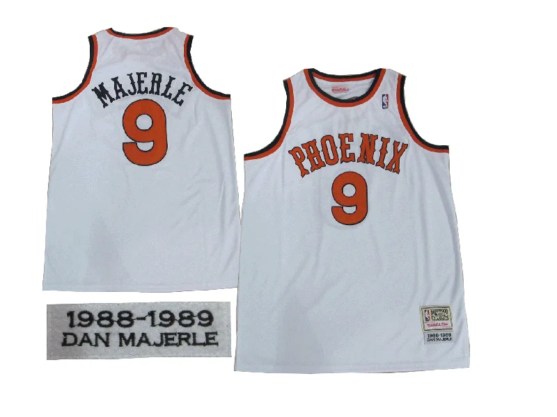 Basketball Jersey Top Rated-Phoenix Suns 9 MAJERLE white Throwback Basketball Jerseys