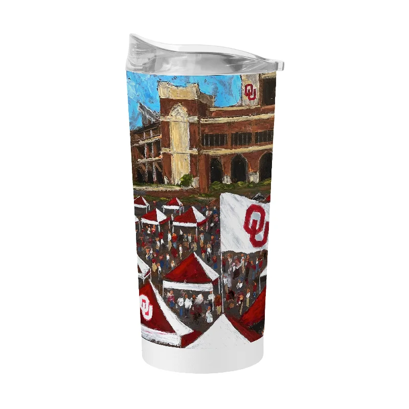 Team Mug Spill-Proof-Oklahoma 20oz Collector Powder Coat Tumbler