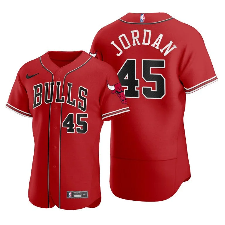 Basketball Jersey Retro Style-Men's Chicago Bulls #45 Michael Jordan Red 2020 X Crossover Edition Stitched Basketball Jersey