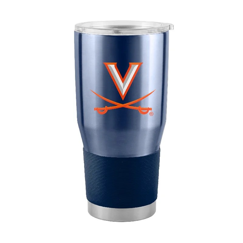 Team Mug Best For Every Occasion-Virginia 30oz Letterman Stainless Tumbler